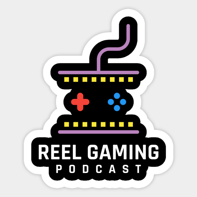 Reel Gaming Podcast (logo 2) Sticker by Reel Gaming Podcast